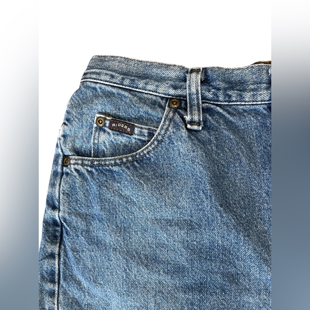 High Rise mom Riders cut off shorts - Picture 4 of 7